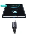 Kup Kabel USAMS US-SJ680 USB-A / USB-C 3A 0,25m Fast Charging stalowy/tarnish - USA1052 - {ean13} - Sklep Home Screen