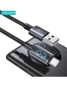 Kup Kabel USAMS US-SJ680 USB-A / USB-C 3A 0,25m Fast Charging stalowy/tarnish - USA1052 - {ean13} - Sklep Home Screen