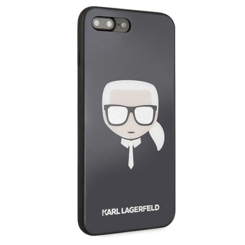 Kup Karl Lagerfeld KLHCI8LDLHBK iPhone 7/8 Plus černý/black Iconic Glitter Karl`s Head - KLD086BLK - {ean13} - Sklep Home Screen