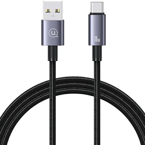 Kup Kabel USAMS US-SJ663 USB-A / USB-C 3A 1,2m Rychlé nabíjení ocelový/rezavý - USA1053 - {ean13} - Sklep Home Screen