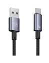 Kup Kabel USAMS US-SJ666 USB-A / USB-C 3A 2m rychlé nabíjení ocelový/rezavý - USA1054 - {ean13} - Sklep Home Screen