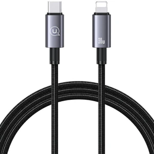 Kup Kabel USAMS US-SJ662 USB-C / Lightning 30W 1,2m Fast Charging stalowy/tarnish - USA1055 - {ean13} - Sklep Home Screen
