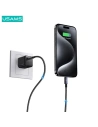 Kup Kabel USAMS US-SJ678 USB-C / USB-C 60W 0,25m Fast Charging stalowy/tarnish - USA1057 - {ean13} - Sklep Home Screen