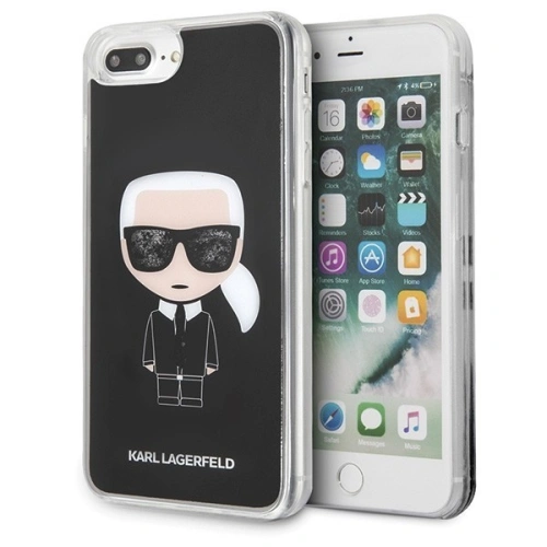 Kup Karl Lagerfeld KLHCI8LICGBK iPhone 7/8 Plus černý/black Iconic Glitter - KLD087BLK - {ean13} - Sklep Home Screen