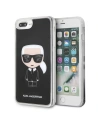 Karl Lagerfeld KLHCI8LICGBK iPhone 7/8 Plus schwarz/schwarz Iconic Glitter