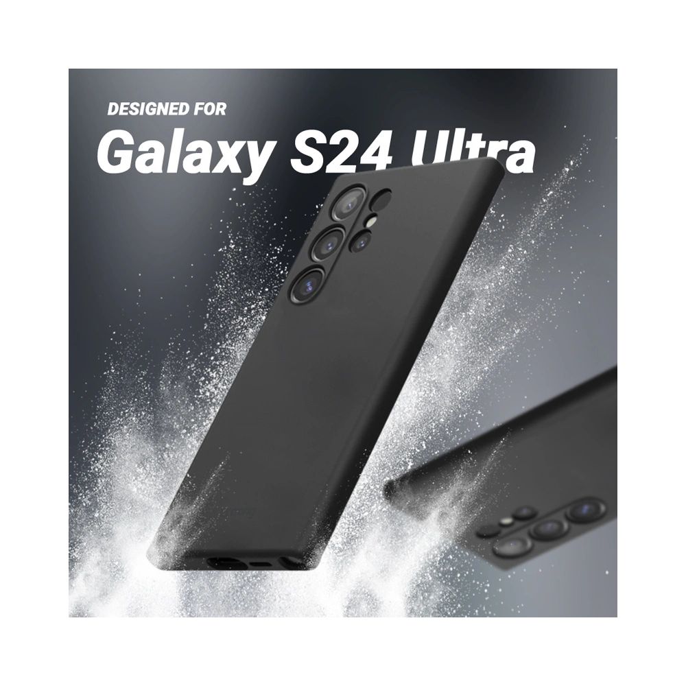 Etui Crong Color Cover Samsung Galaxy S24 Ultra czarny