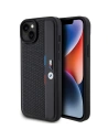 BMW BMHCP15S23PUPVK Apple iPhone 15 / 14 / 13 hardcase Perforated Tricolor Line black