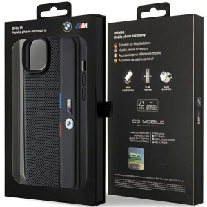 Kup Etui BMW BMHCP15S23PUPVK Apple iPhone 15 / 14 / 13 hardcase Perforated Tricolor Line černý/black - BMW610 - {ean13} - Sklep Home Screen