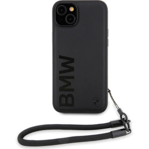 Kup Etui BMW BMHCP15S23RMRLK Apple iPhone 15 / 14 / 13 hardcase Signature Leather Wordmark Cord negru/black - BMW611 - {ean13} - Sklep Home Screen