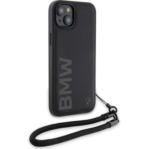 Kup Etui BMW BMHCP15S23RMRLK Apple iPhone 15 / 14 / 13 hardcase Signature Leather Wordmark Cord negru/black - BMW611 - {ean13} - Sklep Home Screen