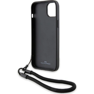 Kup Etui BMW BMHCP15S23RMRLK Apple iPhone 15 / 14 / 13 hardcase Signature Leather Wordmark Cord negru/black - BMW611 - {ean13} - Sklep Home Screen
