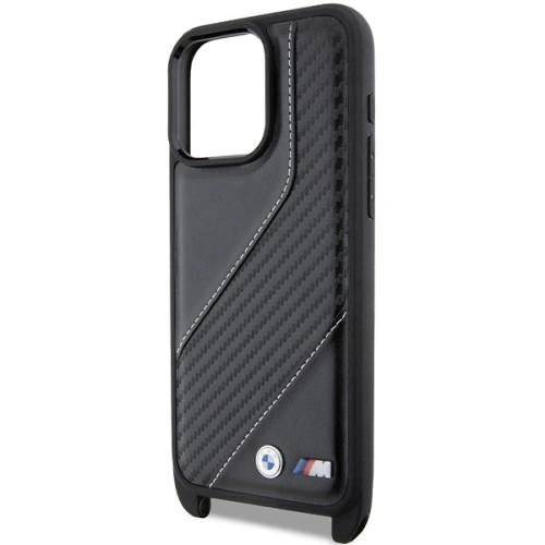 Kup Etui BMW BMHCP15X23PSCCK Apple iPhone 15 Pro Max hardcase M Edition Carbon Stripe & Strap negru/black - BMW612 - {ean13} - Sklep Home Screen