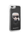 Kup Karl Lagerfeld KLHCI8LICGBK iPhone 7/8 Plus schwarz/schwarz Iconic Glitter - KLD087BLK - {ean13} - Sklep Home Screen