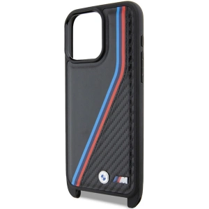 Kup Etui BMW BMHCP15X23PSVTK Apple iPhone 15 Pro Max hardcase M Edition Carbon Tricolor Lines & Strap černý/black - BMW613 - {ean13} - Sklep Home Screen