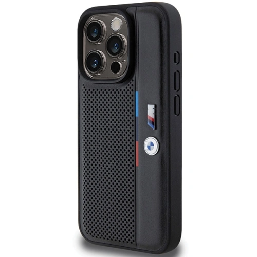 Kup Etui BMW BMHCP15X23PUPVK Apple iPhone 15 Pro Max hardcase Perforated Tricolor Line černý/black - BMW614 - {ean13} - Sklep Home Screen