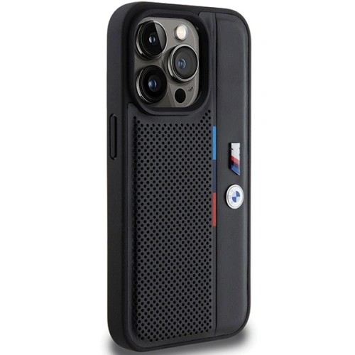 Kup Etui BMW BMHCP15X23PUPVK Apple iPhone 15 Pro Max hardcase Perforated Tricolor Line černý/black - BMW614 - {ean13} - Sklep Home Screen
