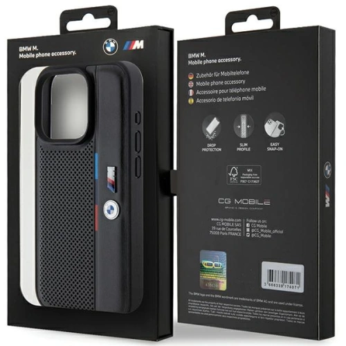Kup Etui BMW BMHCP15X23PUPVK Apple iPhone 15 Pro Max hardcase Perforated Tricolor Line černý/black - BMW614 - {ean13} - Sklep Home Screen