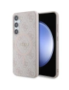 Guess GUHMS24MG4GFRP Samsung Galaxy S24+ Plus hardcase 4G Collection Leather Metal Logo MagSafe pink