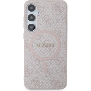 Kup Etui Guess GUHMS24MG4GFRP Samsung Galaxy S24+ Plus hardcase Colecția 4G Piele Metal Logo MagSafe roz/pink - GUE3326 - {ean13} - Sklep Home Screen