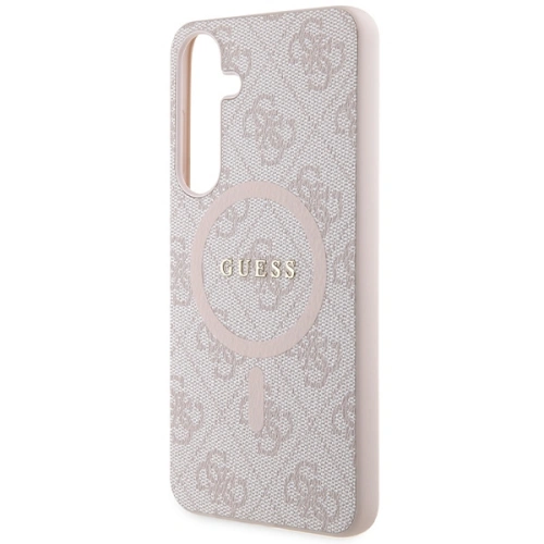 Kup Etui Guess GUHMS24MG4GFRP Samsung Galaxy S24+ Plus hardcase 4G Collection Leather Metal Logo MagSafe różowy/pink - GUE3326 - {ean13} - Sklep Home Screen