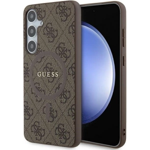 Kup Etui Guess GUHMS24MG4GFRW Samsung Galaxy S24+ Plus hardcase 4G Collection Leather Metal Logo MagSafe brązowy/brown - GUE3327 - {ean13} - Sklep Home Screen