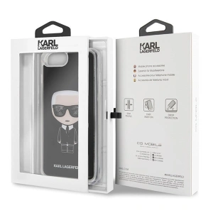 Kup Karl Lagerfeld KLHCI8LICGBK iPhone 7/8 Plus czarny/black Iconic Glitter - KLD087BLK - {ean13} - Sklep Home Screen