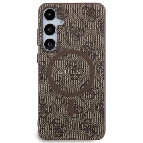 Kup Etui Guess GUHMS24MG4GFRW Samsung Galaxy S24+ Plus hardcase 4G Collection Leather Metal Logo MagSafe brązowy/brown - GUE3327 - {ean13} - Sklep Home Screen