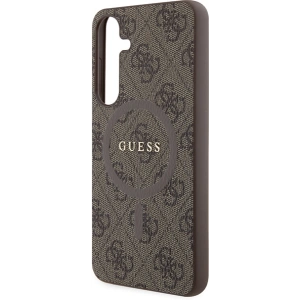 Kup Etui Guess GUHMS24MG4GFRW Samsung Galaxy S24+ Plus hardcase 4G Collection Leather Metal Logo MagSafe brązowy/brown - GUE3327 - {ean13} - Sklep Home Screen