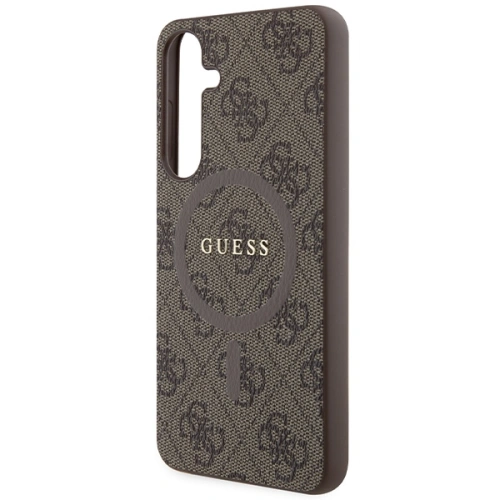Kup Etui Guess GUHMS24MG4GFRW Samsung Galaxy S24+ Plus hardcase 4G Collection Leather Metal Logo MagSafe brązowy/brown - GUE3327 - {ean13} - Sklep Home Screen