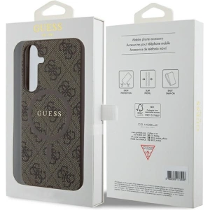 Kup Etui Guess GUHMS24MG4GFRW Samsung Galaxy S24+ Plus hardcase 4G Collection Leather Metal Logo MagSafe brązowy/brown - GUE3327 - {ean13} - Sklep Home Screen