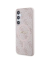 Kup Etui Guess GUHMS24SG4GFRP Samsung Galaxy S24 hardcase Colecția 4G Piele Metal Logo MagSafe roz/pink - GUE3328 - {ean13} - Sklep Home Screen