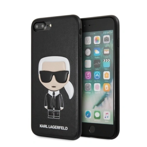 Kup Karl Lagerfeld KLHCI8LIKPUBK iPhone 7/8 Plus Hartschalenetui schwarz/schwarz Iconic Karl Embossed - KLD088BLK - {ean13} - Sklep Home Screen