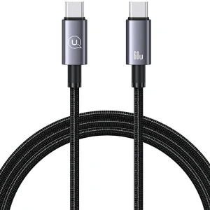 Kup Kabel USAMS US-SJ661 USB-C / USB-C 60W 1,2m Fast Charging stalowy/tarnish - USA1058 - {ean13} - Sklep Home Screen