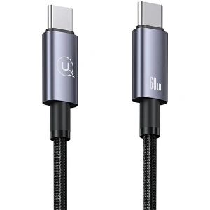 Kup Kabel USAMS US-SJ661 USB-C / USB-C 60W 1,2m Fast Charging stalowy/tarnish - USA1058 - {ean13} - Sklep Home Screen