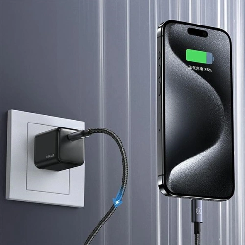 Kup Kabel USAMS US-SJ661 USB-C / USB-C 60W 1,2m Fast Charging stalowy/tarnish - USA1058 - {ean13} - Sklep Home Screen