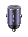 Kup Ładowarka samochodowa USAMS C38 USB-A, USB-C 30W PD Fast Charge fioletowy/purple - USA1060 - {ean13} - Sklep Home Screen