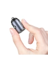 Kup Încărcător auto USAMS C38 USB-A, USB-C 30W PD Încărcare rapidă violet/purple - USA1060 - {ean13} - Sklep Home Screen