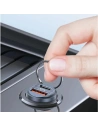 Kup Încărcător auto USAMS C38 USB-A, USB-C 30W PD Încărcare rapidă oțel/întunecat - USA1061 - {ean13} - Sklep Home Screen