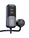 Kup Încărcător auto USAMS C40 3xUSB-A, 2 xUSB-C 165W PD+QC Încărcare rapidă negru/black - USA1062 - {ean13} - Sklep Home Screen
