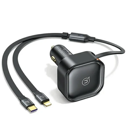 Kup USAMS C41 autótöltő 1xUSB-C, 1xLightning, PD 30W Gyors Töltés, fekete/színes - USA1063 - {ean13} - Sklep Home Screen