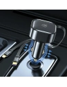 Kup USAMS C41 autótöltő 1xUSB-C, 1xLightning, PD 30W Gyors Töltés, fekete/színes - USA1063 - {ean13} - Sklep Home Screen