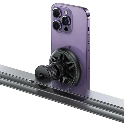 Kup Auto-Halterung für Lüftungsgitter USAMS US-CD222 mit 15W induktiver Ladestation schwarz/black - USA1066 - {ean13} - Sklep Home Screen