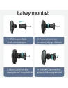 Kup Auto-Halterung für Lüftungsgitter USAMS US-CD222 mit 15W induktiver Ladestation schwarz/black - USA1066 - {ean13} - Sklep Home Screen