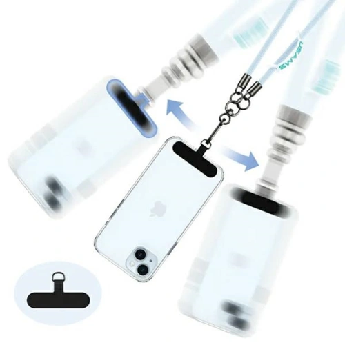 Buy USAMS US-ZB282 lanyard 1,2m black - USA1067 - {ean13} - Home Screen Store Europe