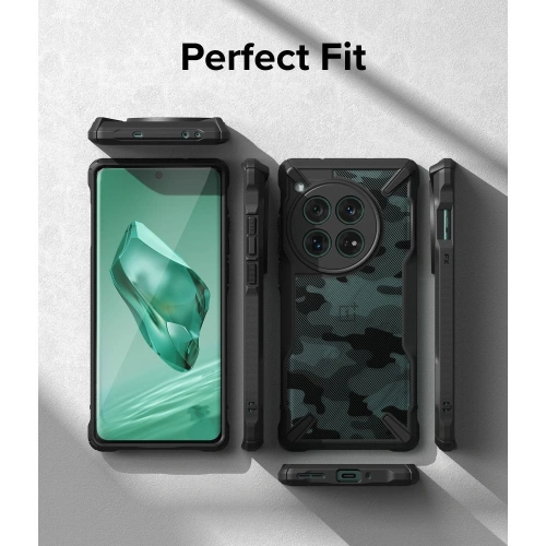 Kup Etui Ringke Fusion-X OnePlus 12 Camo Fekete - RGK1945 - {ean13} - Sklep Home Screen