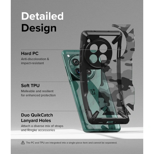 Kup Etui Ringke Fusion-X OnePlus 12 Camo Fekete - RGK1945 - {ean13} - Sklep Home Screen