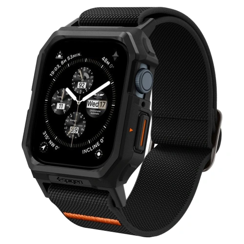 Buy Case Spigen Lite Fit Pro Apple Watch 4/5/6/7/8/9/SE 44/45mm Matte Black - SPN3352 - {ean13} - Home Screen Store Europe
