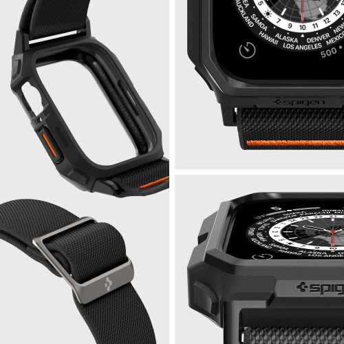 Buy Case Spigen Lite Fit Pro Apple Watch 4/5/6/7/8/9/SE 44/45mm Matte Black - SPN3352 - {ean13} - Home Screen Store Europe