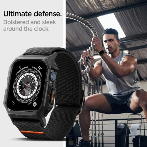Buy Case Spigen Lite Fit Pro Apple Watch 4/5/6/7/8/9/SE 44/45mm Matte Black - SPN3352 - {ean13} - Home Screen Store Europe