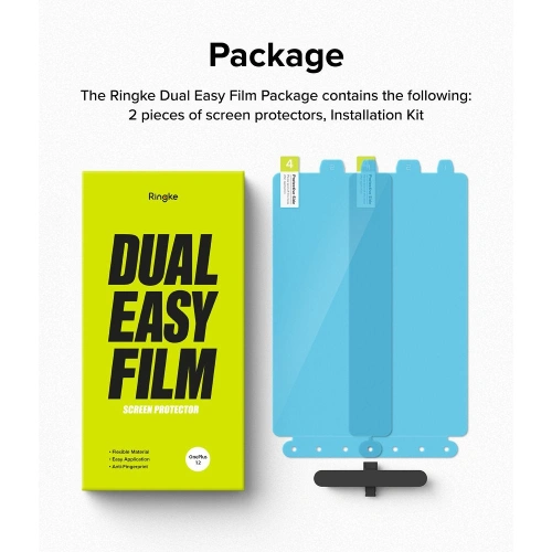 Kup Hidrogél fólia Ringke Dual Easy OnePlus 12 Clear [2 PACK] - RGK1948 - {ean13} - Sklep Home Screen